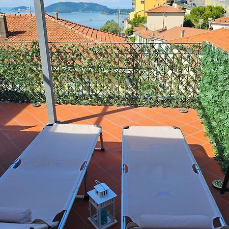 La Terrazza Sul Golfo Dei Poeti Con Vista Mare Pitelli Exterior foto