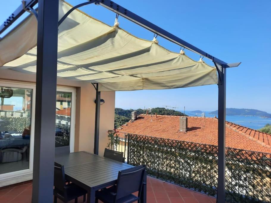 La Terrazza Sul Golfo Dei Poeti Con Vista Mare Pitelli Exterior foto