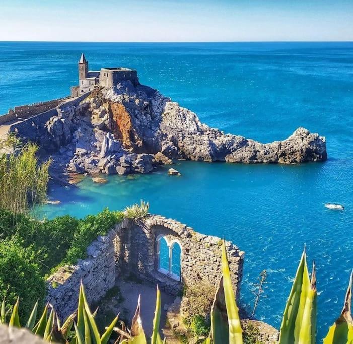 La Terrazza Sul Golfo Dei Poeti Con Vista Mare Pitelli Exterior foto